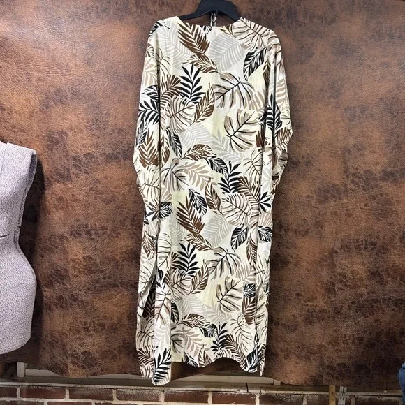 Brandi's Dress Out Loud House Dress Hawaiian Lounge Dress Large Flutter Sleeve - Picture 8 of 10